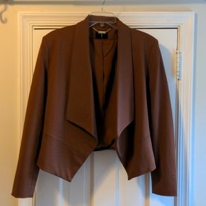 60% OFF! TO BE DONATED 12/11 // TAHARI Shawl Collar Blazer - Cognac
